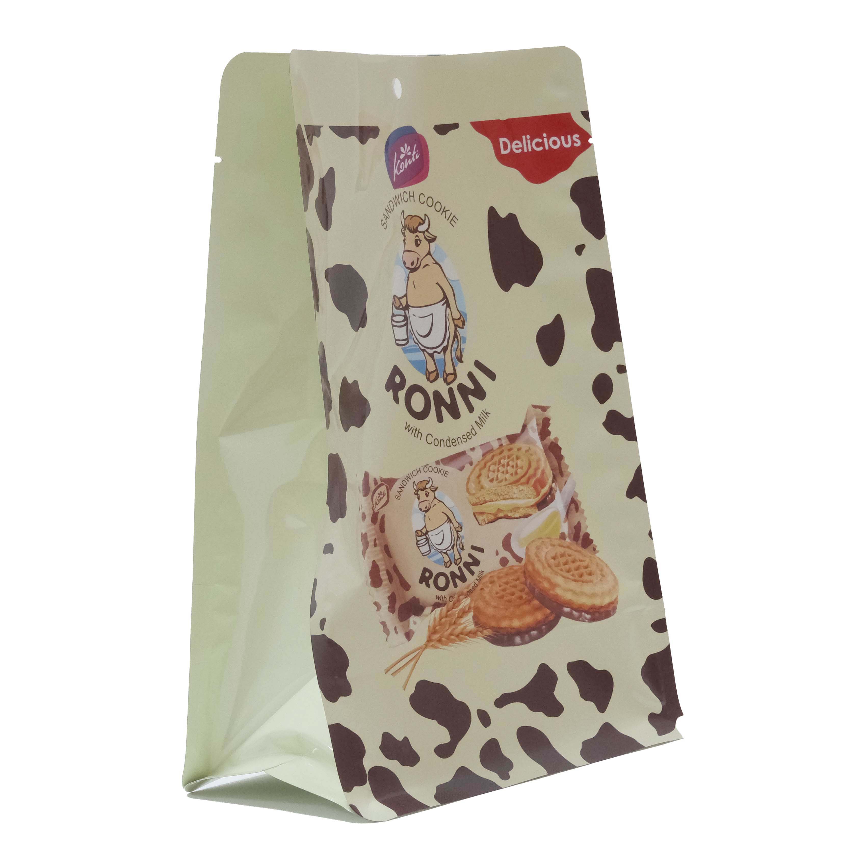 eight side seal biscuit packaging pouch
