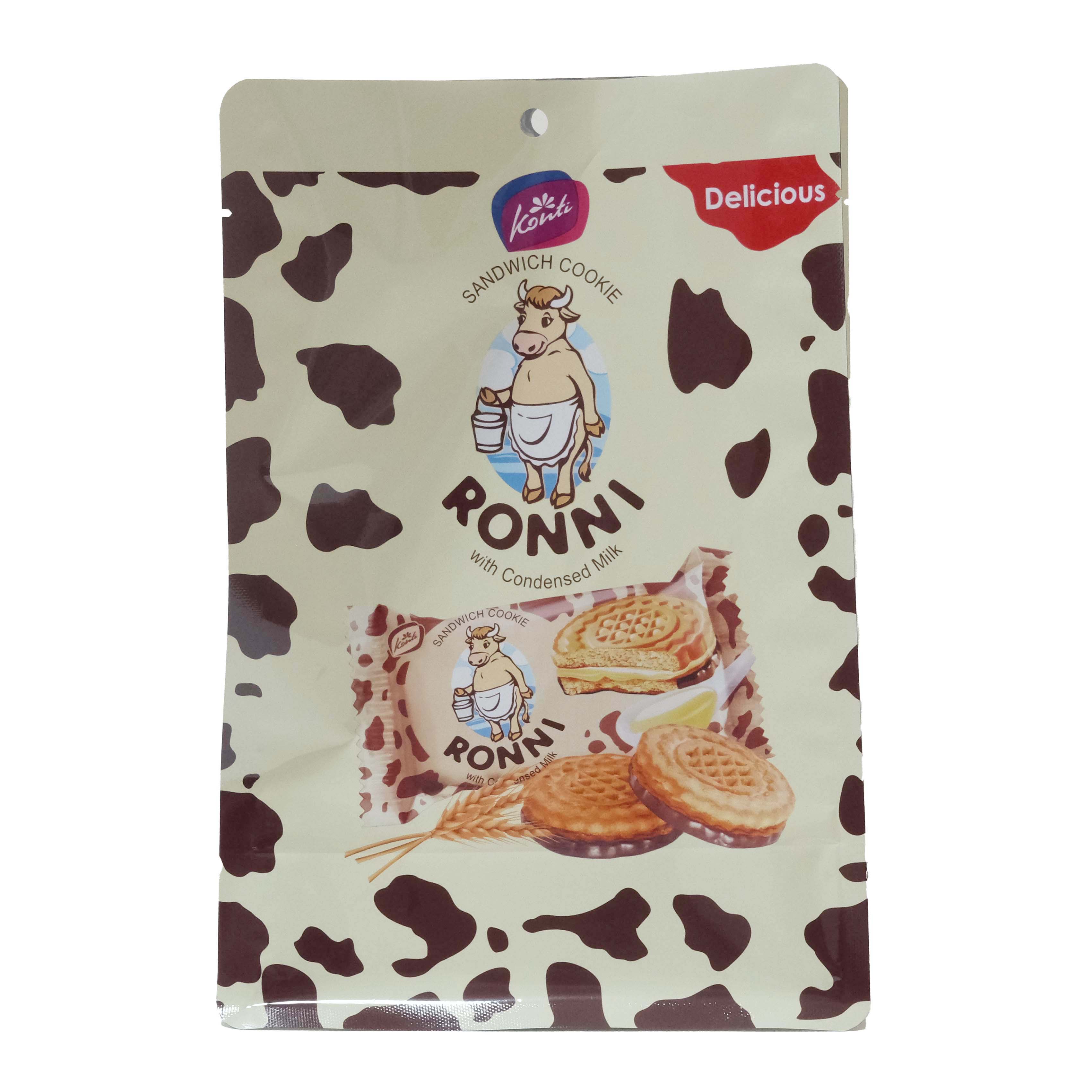 busta per biscotti con chiusura a otto lati