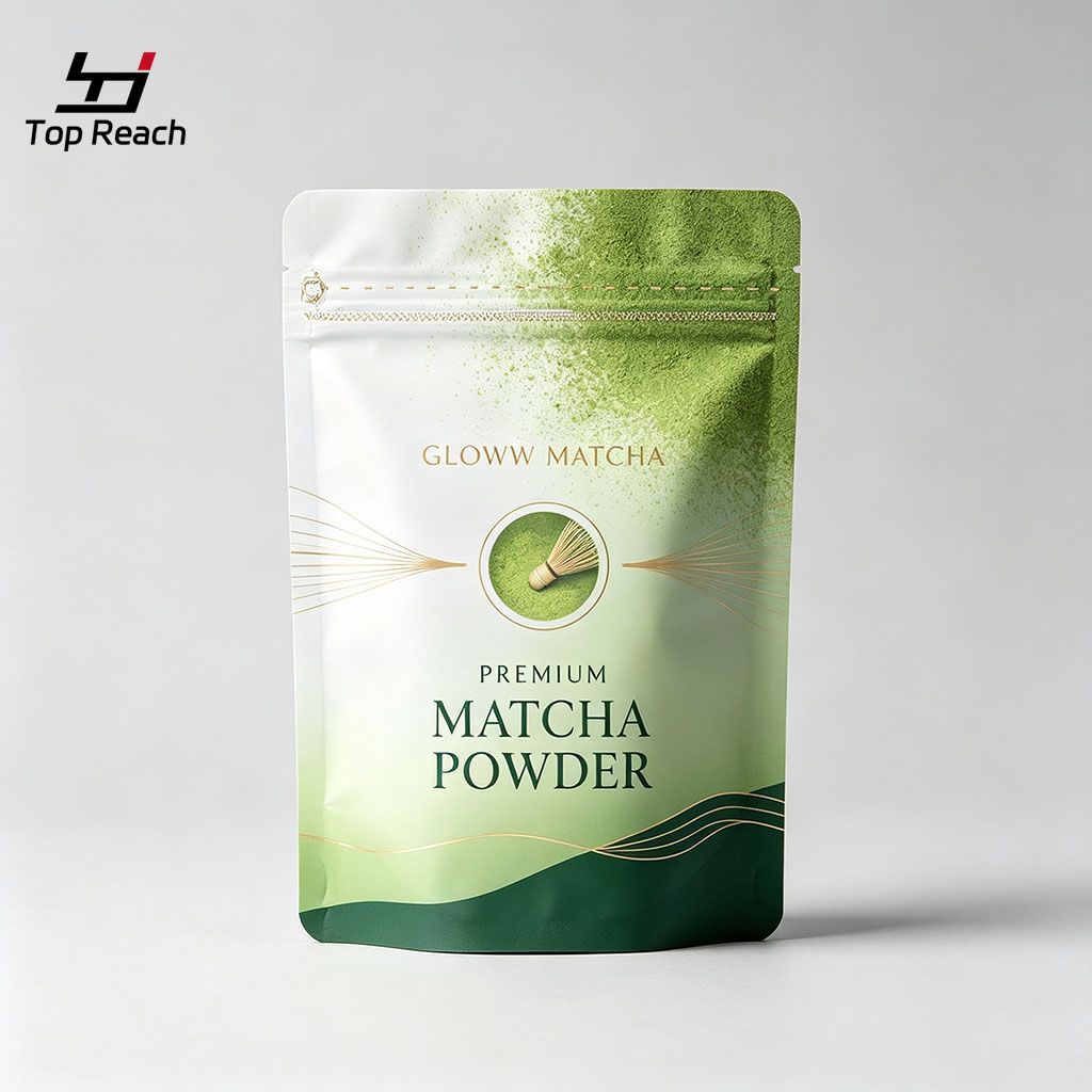 Stand Up Zipper Pouch Premium Matcha Powder