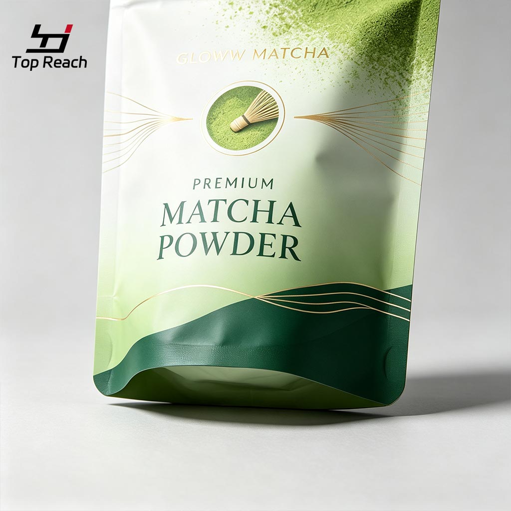 Stand Up Zipper Pouch Premium Matcha Powder