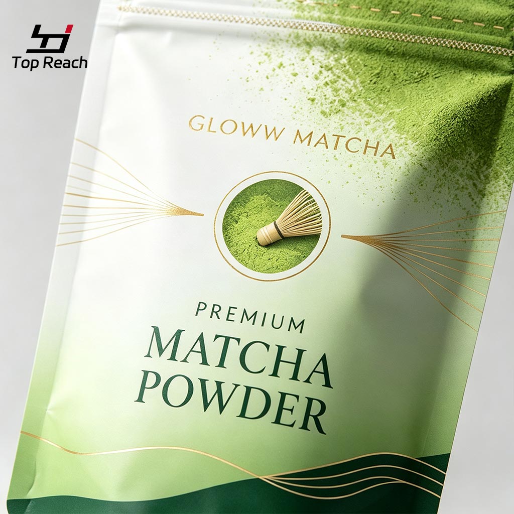 Stand Up Zipper Pouch Premium Matcha Powder