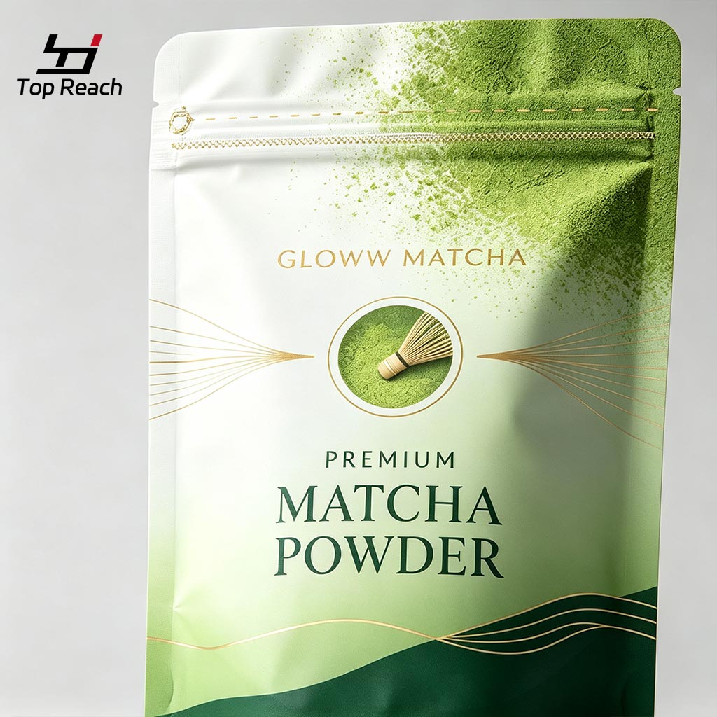 Stand Up Zipper Pouch Premium Matcha Powder