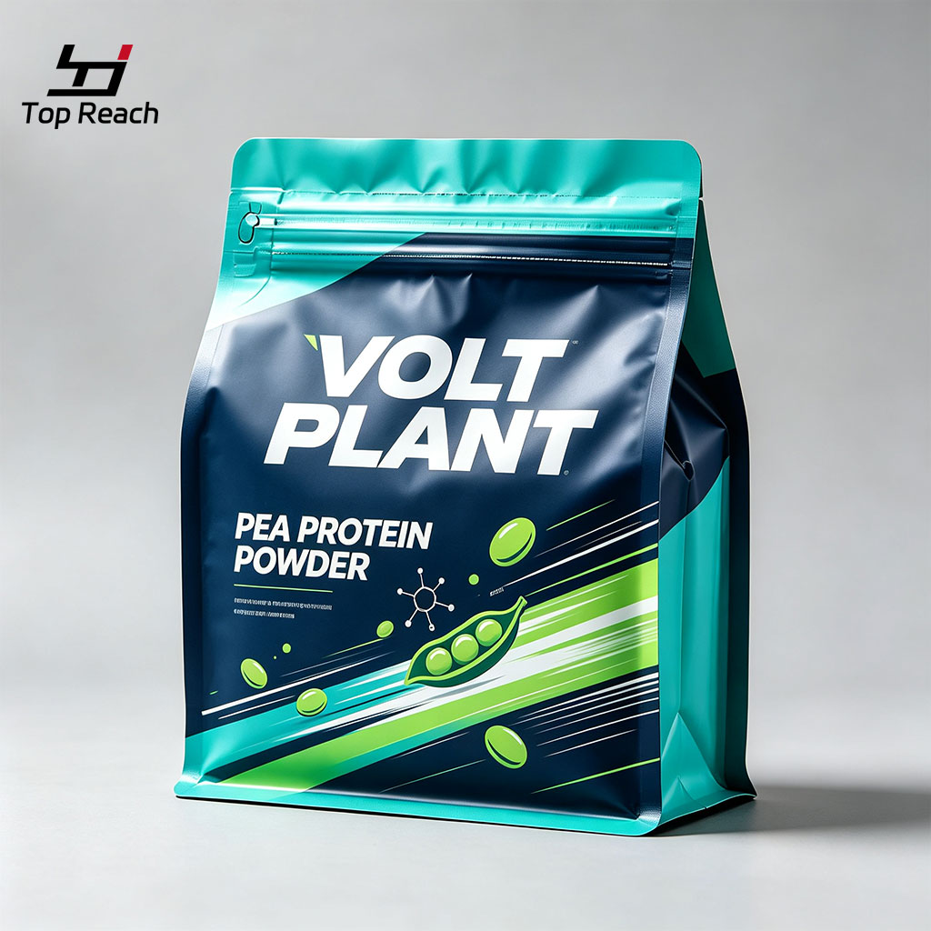 Flat Bottom Pouch Pea protein powder